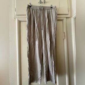 Beige MNG Drawstring Pants, Size L